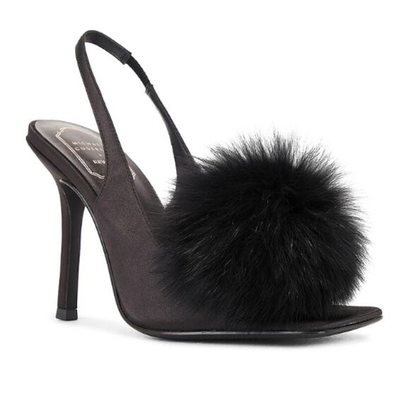 Michael Costello Shoes - Michael Costello x REVOLVE Paula Sling Back in Black New Size 7